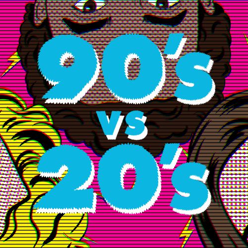 90's vs 20's - Zindzi Witte / Zwart Werk