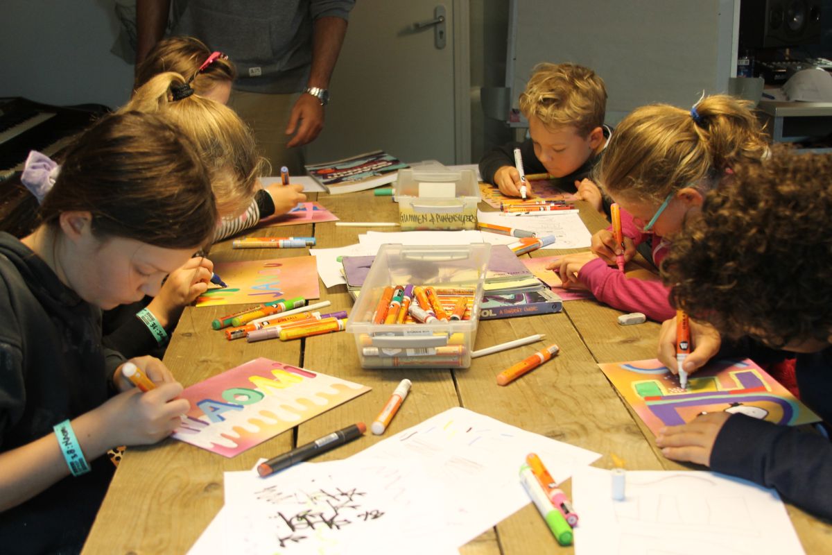 Workshop: Graffiti (canvas + stiften) - 
